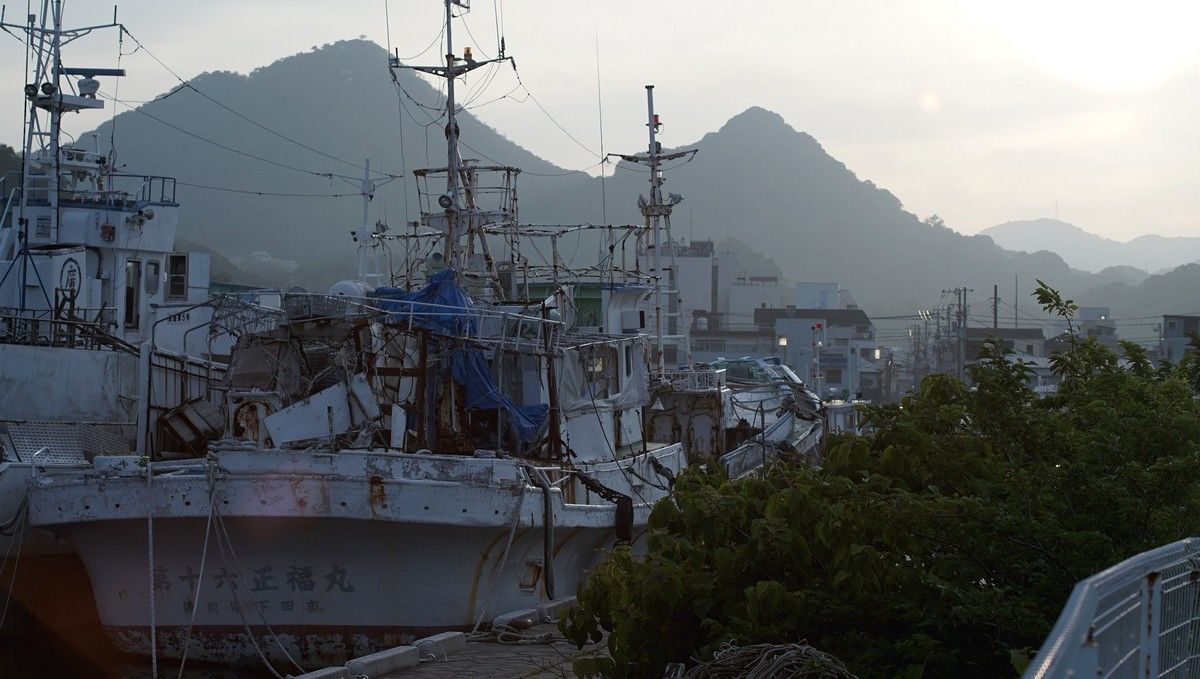 boats in shimoda port
