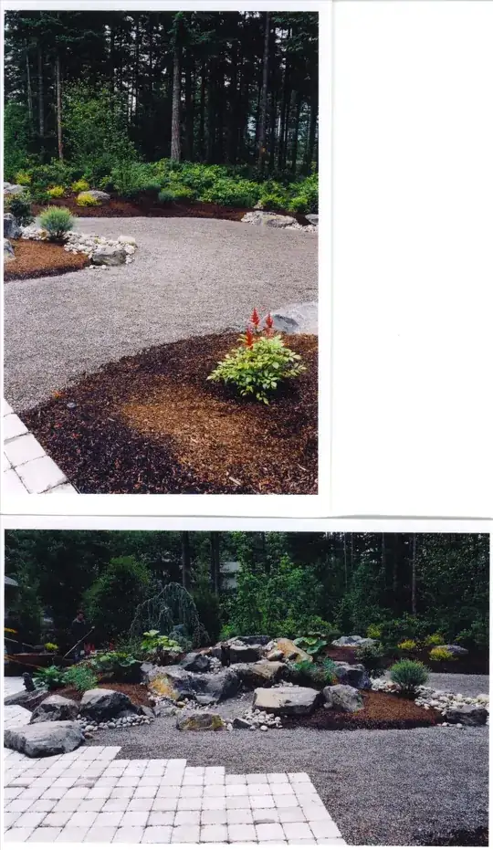 removed entire lawn elk were constantly ruining and put in gravel