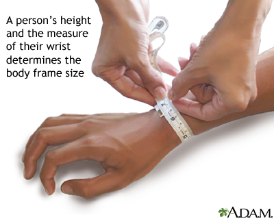 Calculating body frame size Calculating body frame size