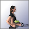 Shoulder blade retraction with tubing