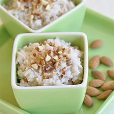 Almond Rice Pudding