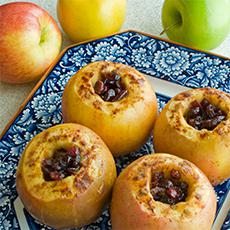 Baked Apple and Cranberries