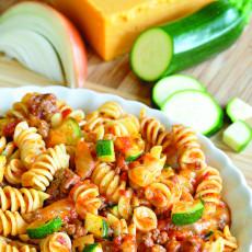 Cheesy Beef Pasta