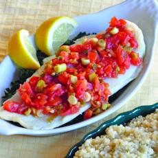 Fish and Spinach Bake