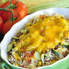 Mexican Vegetable and Beef Skillet Meal