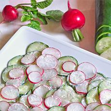 Radish and Cucumber Salad