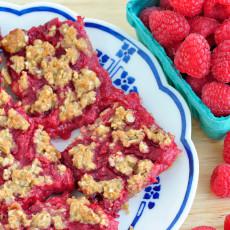 Raspberry Oatmeal Bars