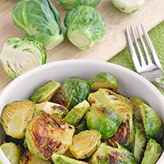 Roasted Honey Mustard Brussels Sprouts