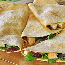Turkey Cranberry Quesadilla