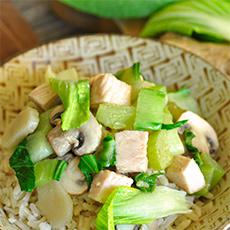 Vegetables and Turkey Stir-Fry