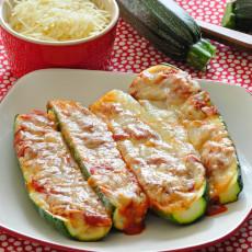 Zucchini Pizza Boats