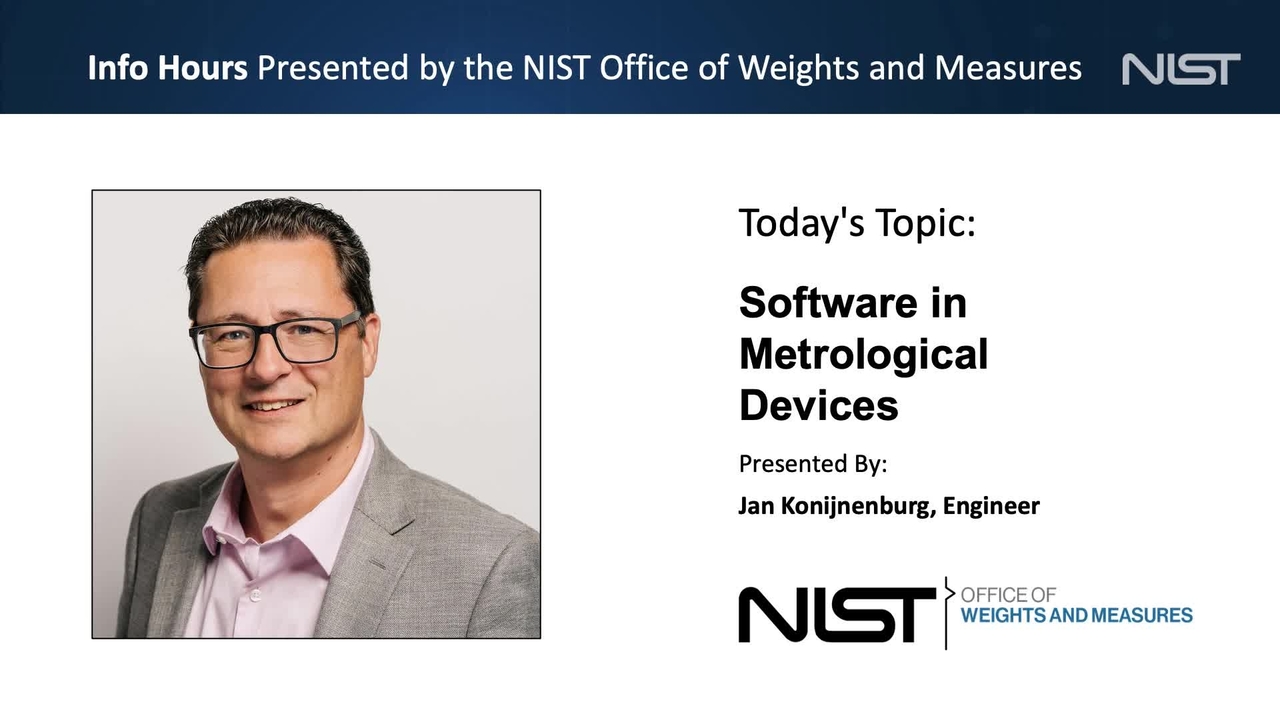 OWM Info Hours: Software in Metrological Devices