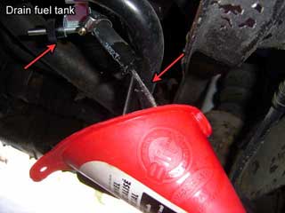 drain tank
