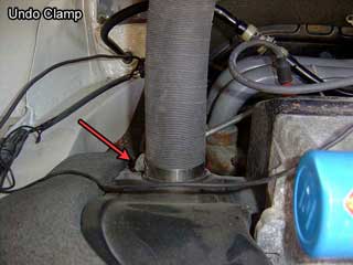 fan hose left