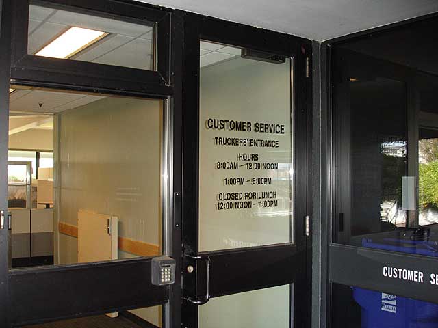 port entrance