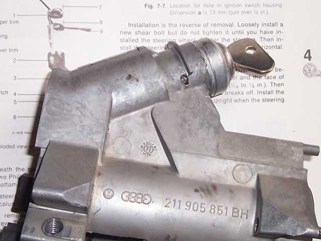 hole drilled