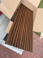 Custom Ipe dowels Vintage Speed roof rack - Ghia