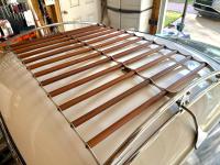 Custom Ipe dowels Vintage Speed roof rack - Ghia
