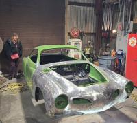 Pan off metal work on our 1971 Karmann Ghia (photos/details)