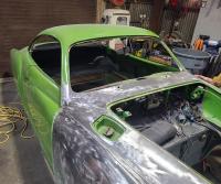 Pan off metal work on our 1971 Karmann Ghia (photos/details)