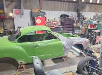 Pan off metal work on our 1971 Karmann Ghia (photos/details)