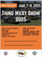 Things West June 7-8th, 2025 at Rancho Jurupa Regional Park