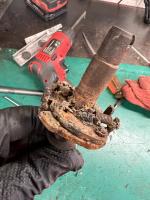 Corroded distributor