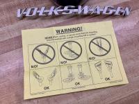 Warning paperwork