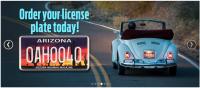 VW Beetle with AZ License Plate