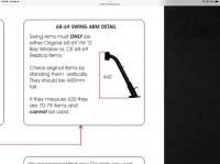 68-70 Bus Rear torsion arm