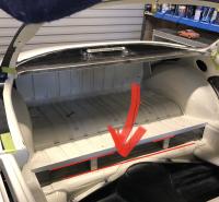 Rear luggage space void