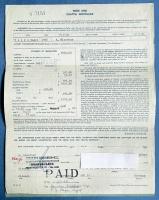 1960 Deluxe Bus order paperwork