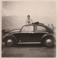 Vintage VW oval window photo