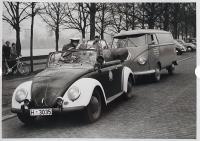 Vintage photo sign written panel police vert