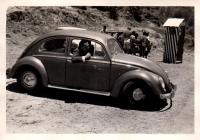 Vintage VW oval window photo