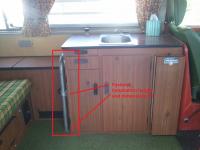VW Kitchen and Swing Out Table Pic