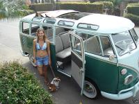 Hot bikini girl and a 21 window samba deluxe, like brooke berry :)