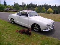 The Ghia with new roof rack
