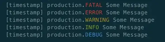 Mac sed logs to add colour