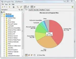 JDiskReport screenshot