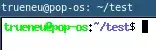 uxterm w/o color scheme