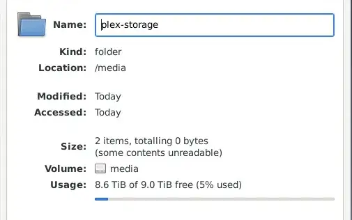 disk info