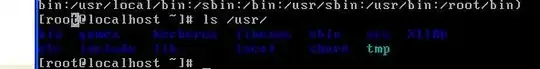Screenshot of the ls output