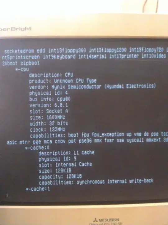 sudo lshw : CPU