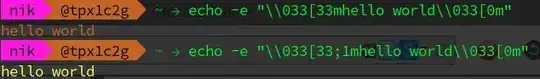 <code>echo -e</code> examples in the terminal