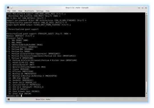 Processor selection
