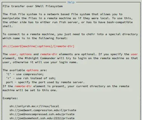 help screenshot