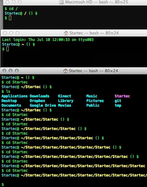 my command line