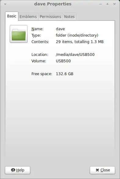 folder properties