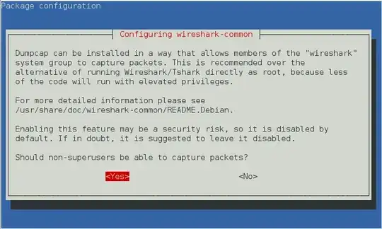 Wireshark prompt